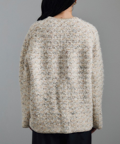 SALON adam et rope'（サロン アダム エ ロペ） カーディガン ツイード