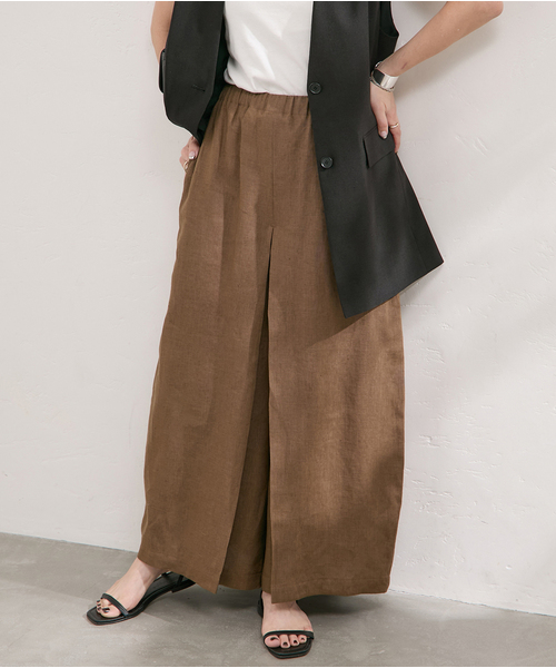 JOURNAL STANDARD パンツ 「追加」 リネンタックキュロット