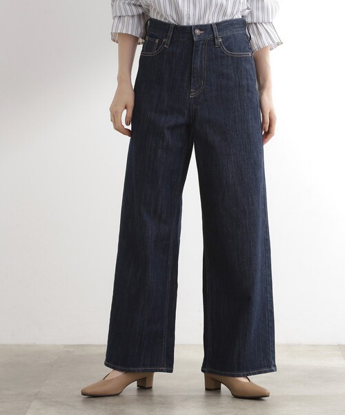 grove（グローブ） ワイドパンツ ジーンズ デニム デニムパンツ 「美
