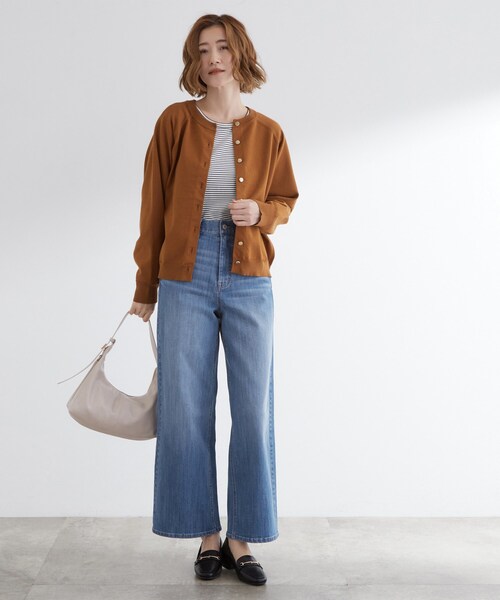 grove（グローブ） ワイドパンツ ジーンズ デニム デニムパンツ 「美