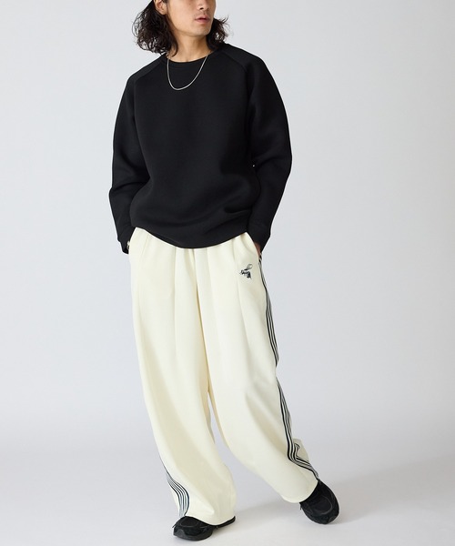 SUGGESTION パンツ SUGGESTION/サジェッション ハチ刺繍入り バルーン