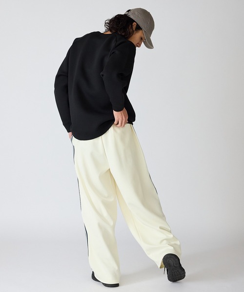 SUGGESTION パンツ SUGGESTION/サジェッション ハチ刺繍入り バルーン