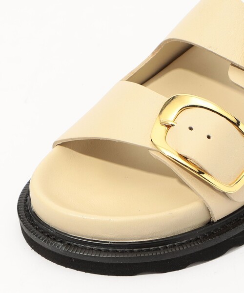 「CAMINANDO」 フラットサンダル 7 ブラック レディース_画像7