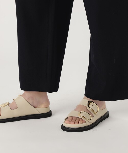 「CAMINANDO」 フラットサンダル 7 ブラック レディース_画像9