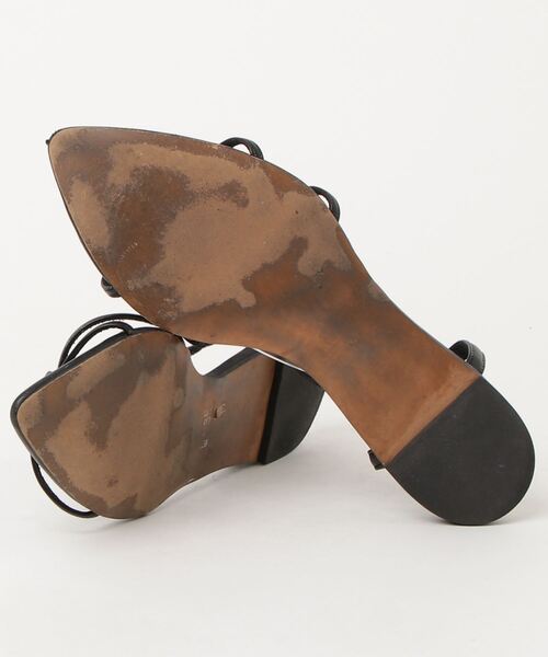 「LE TALON」 フラットサンダル L ブラック レディース_画像3