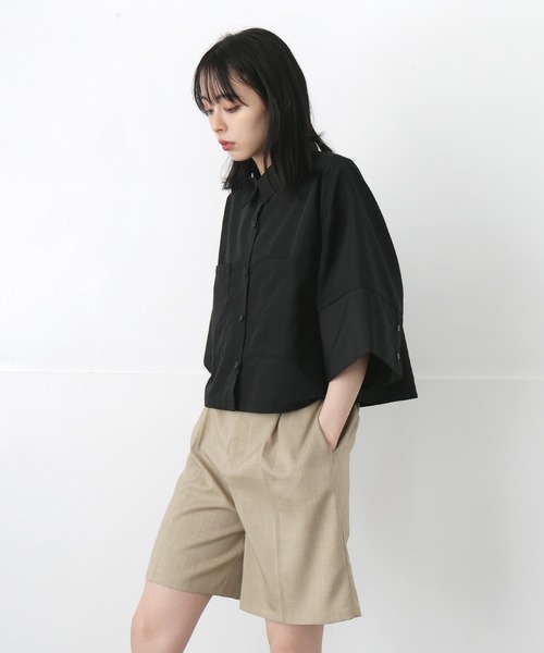 「LIAN」 7分袖ブラウス FREE ブルー レディース_画像3