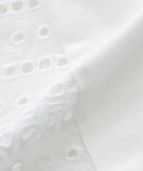 「EPOCA THE SHOP」 半袖ブラウス 38 ホワイト レディース_画像6