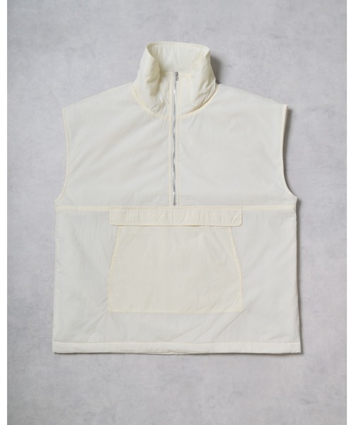 ベスト ジレ 「＆soiree」ハーフジップ中綿アノラックベスト レディース | ＆soiree | 22