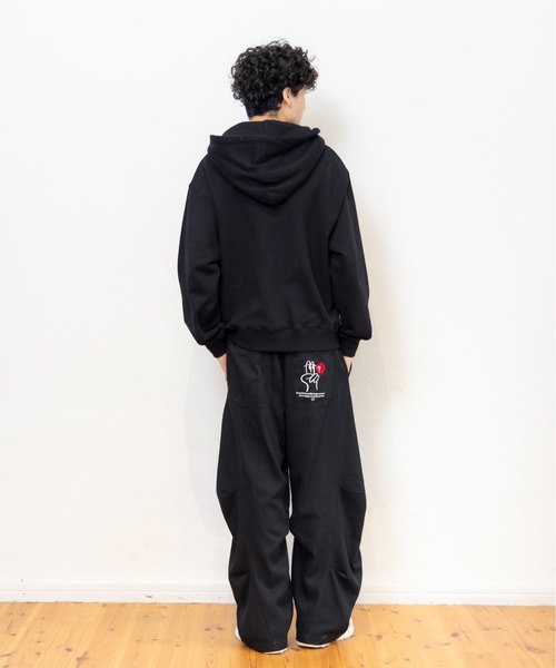 kaoyorinakami パーカー cookie heart ziphoodie / クッキーハート