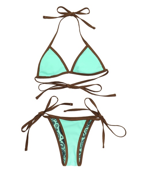 Tika（ティカ） 水着 水着レディース リバーシブル ペイズリー