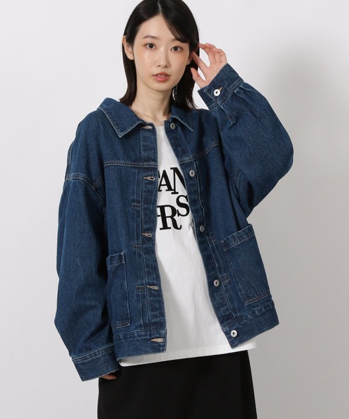 LAKOLE（ラコレ） デニムジャケット gジャン ビックシルエットデニム