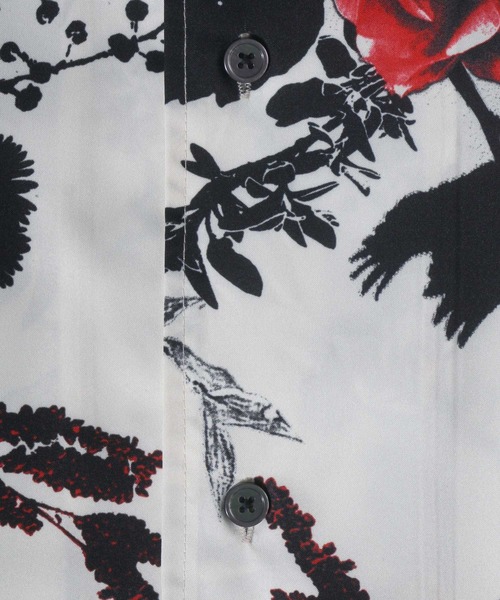 「ANPAS」 「NYLAUS」半袖シャツ M ブラック系その他4 メンズ_画像5