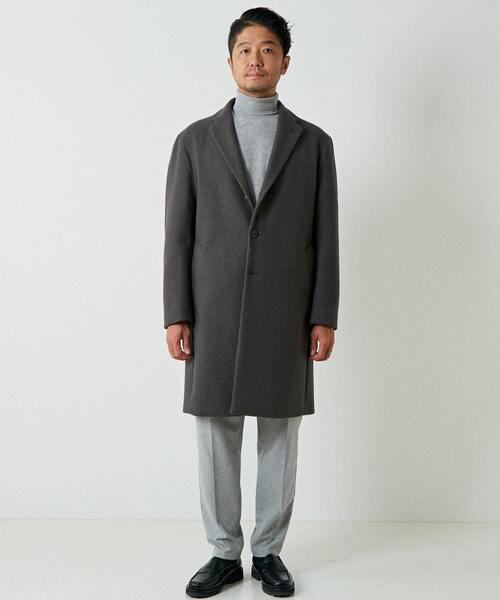 「MEN'S MELROSE」 チェスターコート 4 ネイビー メンズ_画像8