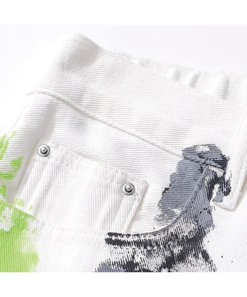 U：UME（ユーム） パンツ Painting Design Half Pants メンズ