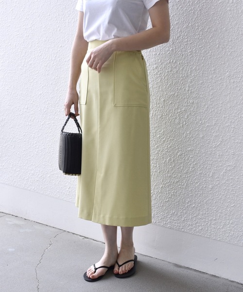 「SHIPS.me」 ロングスカート S イエロー レディース_画像2