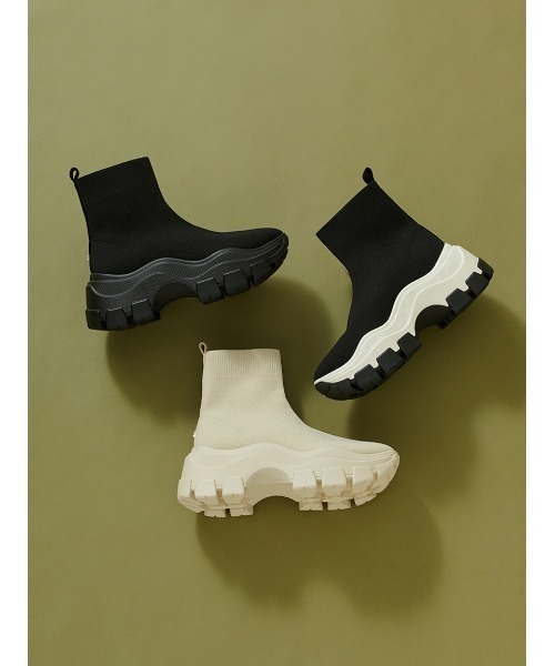SNIDELスニーカーソールショートブーツ スニーカーソールショートブーツ(ブーツ)｜シューズ｜SNIDEL