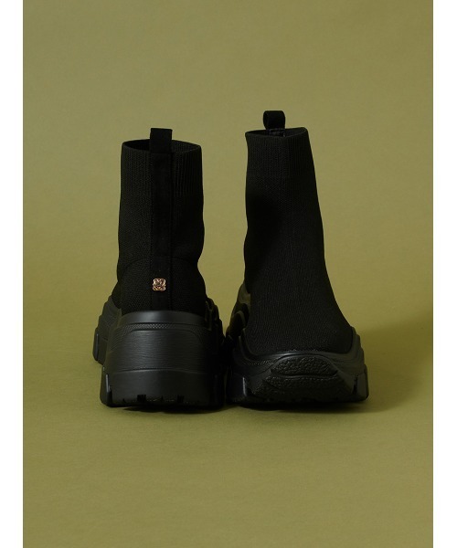 定価22880円　SNIDEL スナイデル　ブーツ　新品　M 黒 SNIDEL（スナイデル） ブーツ スニーカーソールショートブーツ