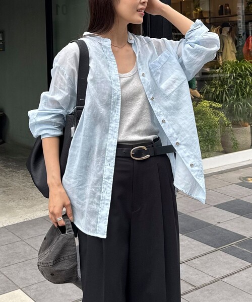 「fredy emue」 長袖チュニック 38 ブラウン レディース_画像2