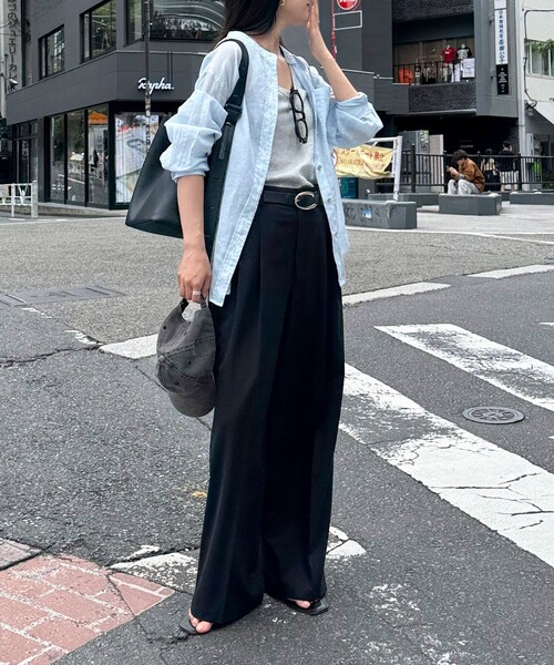 「fredy emue」 長袖チュニック 38 ブラウン レディース_画像8