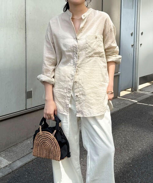 「fredy emue」 長袖チュニック 38 ブラウン レディース_画像9