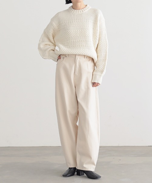 for/c（フォーシー） ニット セーター ランダム編みニットトップス