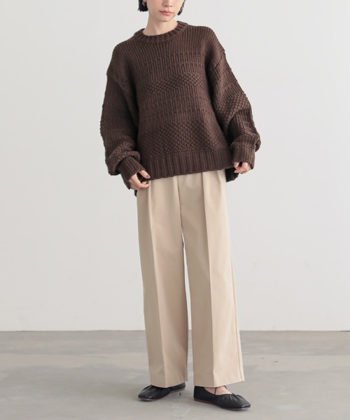 for/c（フォーシー） ニット セーター ランダム編みニットトップス