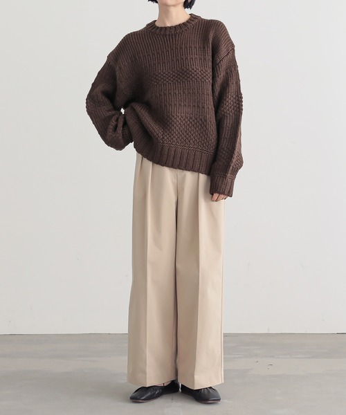 for/c（フォーシー） ニット セーター ランダム編みニットトップス