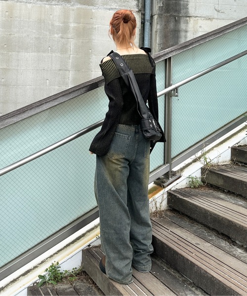 sedacle girl（セダクルガール） 長袖ニット FREE グレー レディース