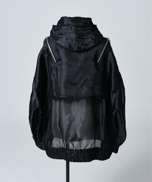 REFLEM（レフレム） ジップアップパーカー FREE ホワイト×グレー