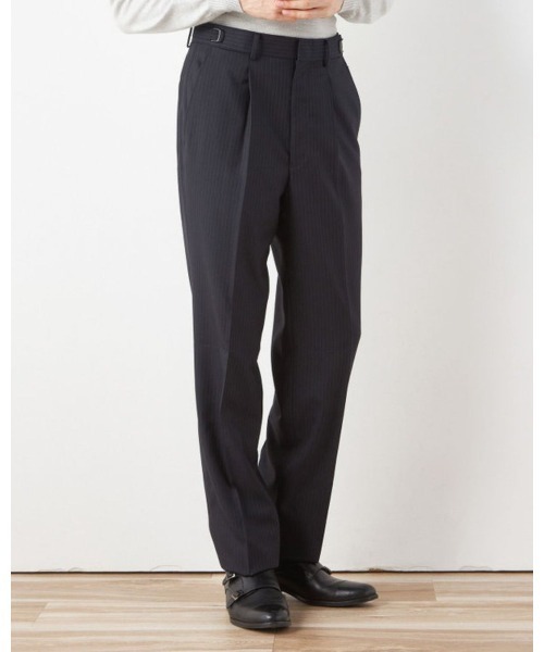 SUIT SELECT スラックス 「セットアップ対応」「ワイドパンツ