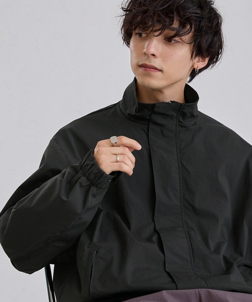 「MONO-MART」 ナイロンブルゾン M ブラック メンズ_画像6