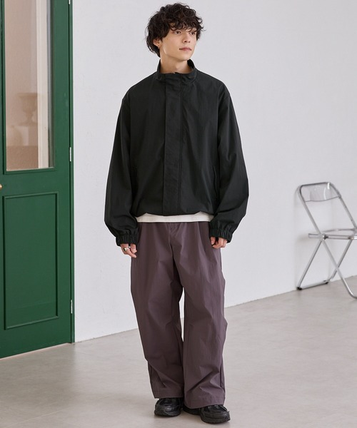 「MONO-MART」 ナイロンブルゾン M ブラック メンズ_画像8