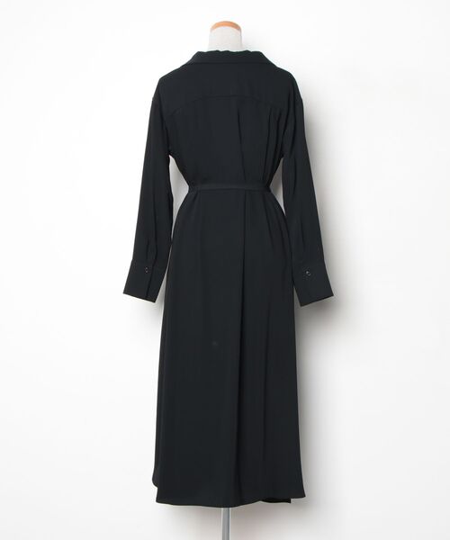「FONCE」 長袖ワンピース 36 ブラック レディース_画像2
