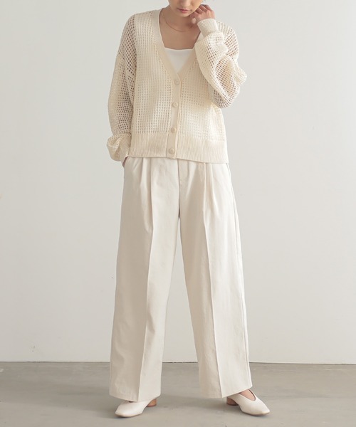 「for/c」 カーディガン L チャコール レディース_画像4