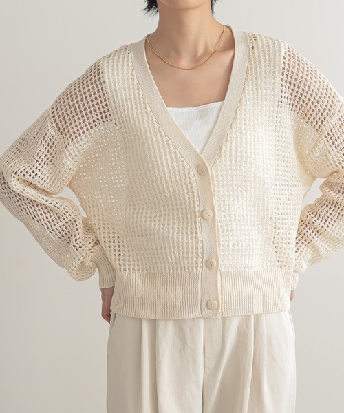 「for/c」 カーディガン L チャコール レディース_画像5