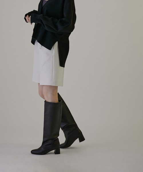 新品同様！REMME レメ ブラックレザー ロングブーツ36 REMME（レメ） ロングブーツ 36 ブラック レディース : ZOZOTOWN Yahoo