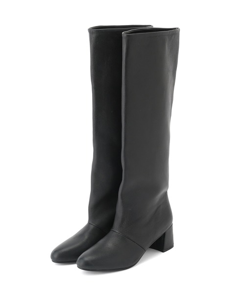 新品同様！REMME レメ ブラックレザー ロングブーツ36 REMME（レメ） ロングブーツ 36 ブラック レディース : ZOZOTOWN Yahoo