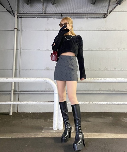 non-hedge（ノンヘッジ） スカート ドット柄ミニスカート : ZOZOTOWN