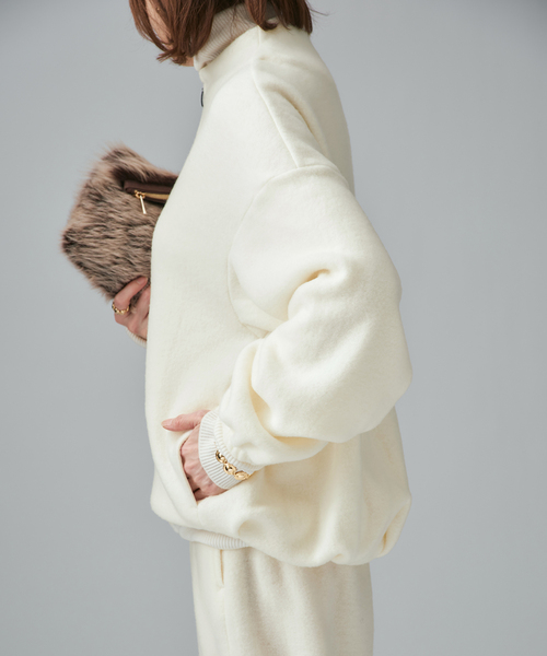 VERMEIL par iena（ヴェルメイユパーイエナ） Wool fleece プル