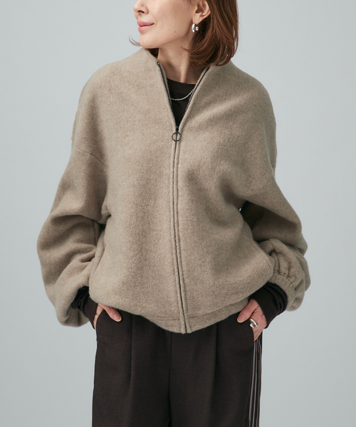 VERMEIL par iena（ヴェルメイユパーイエナ） Wool fleece プル