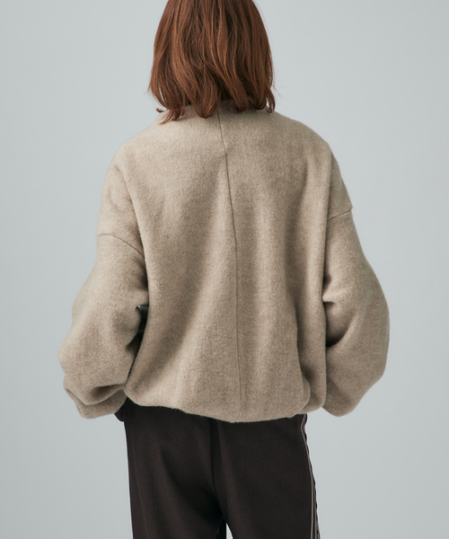 VERMEIL par iena（ヴェルメイユパーイエナ） Wool fleece プル
