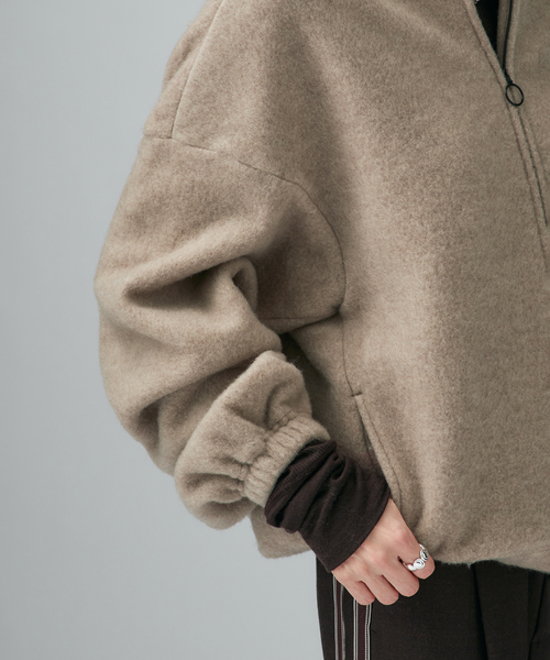 VERMEIL par iena（ヴェルメイユパーイエナ） Wool fleece プル