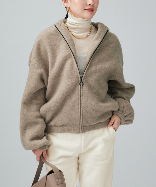 VERMEIL par iena（ヴェルメイユパーイエナ） Wool fleece プル