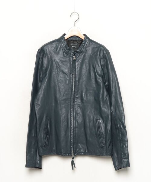glamb（グラム） レザージャケット 4 ブラック メンズ : ZOZOTOWN