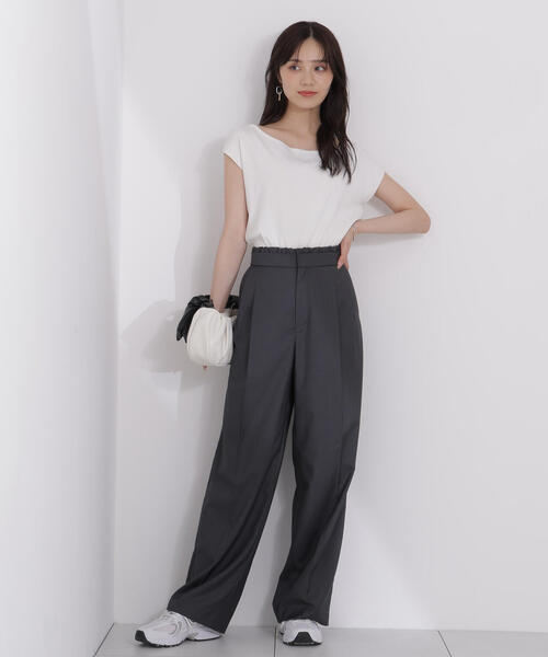 「PROPORTION BODY DRESSING」 半袖ニット FREE ホワイト系その他 レディース_画像8