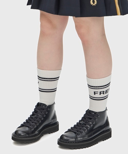 ブーツ George Cox X Fred Perry Monkey Boot Leather メンズ レディースの画像