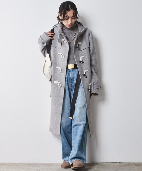 CHIC STYLE（シックスタイル） ダッフルコート 4L グレー レディース