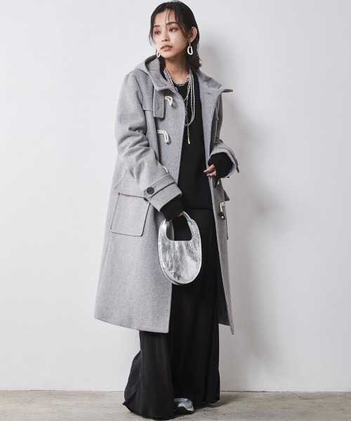 CHIC STYLE（シックスタイル） ダッフルコート 4L グレー レディース