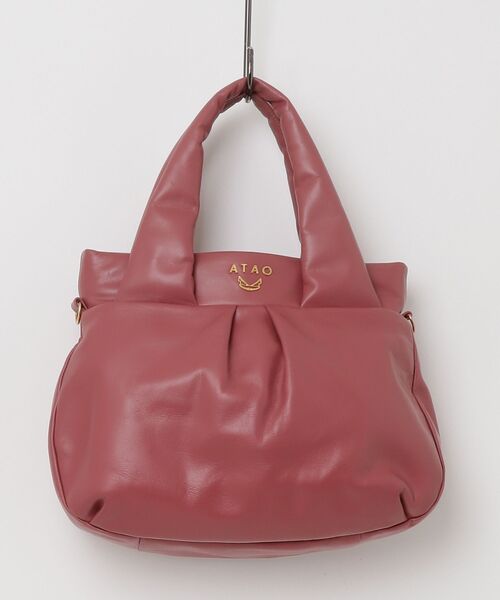 ATAO（アタオ） ワンポイントハンドバッグ - ピンク レディース