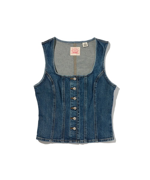 Levi's（リーバイス） タンクトップ ノースリーブ SCULPTED デニム